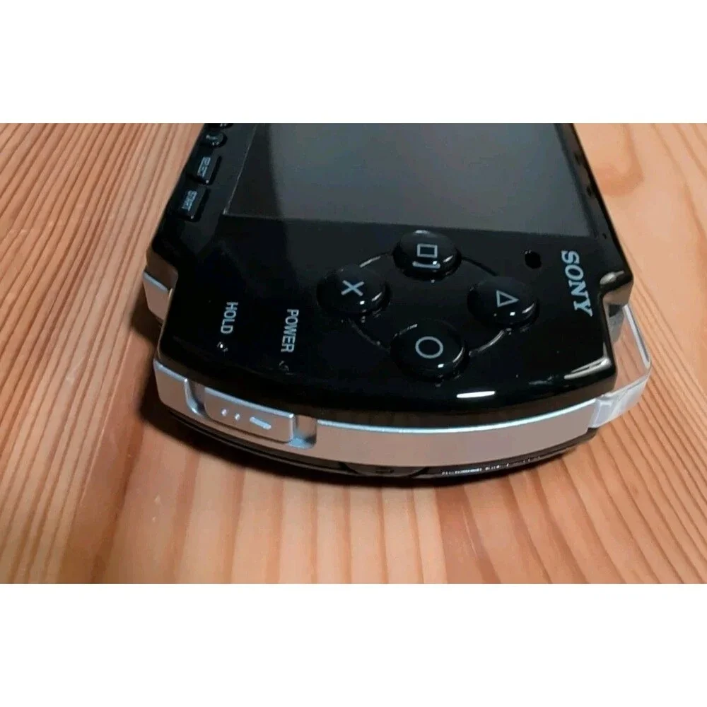 Sony PlayStation PSP-2001 Black with Charging Cable, 8 GB Memory Card